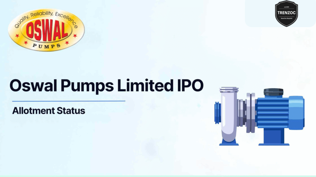 Oswal Pumps IPO listing
